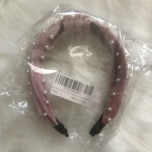 Pearl Velvet Headband